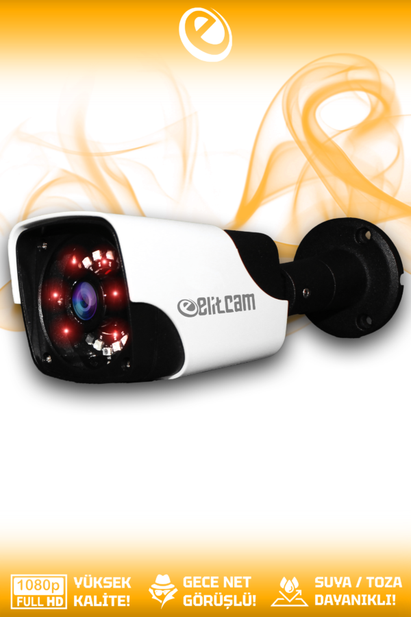1 Panda Kamera Bullet Dış Mekan Full HD Gece Görüşlü Irled Kameralı AHD Güvenlik Kamerası